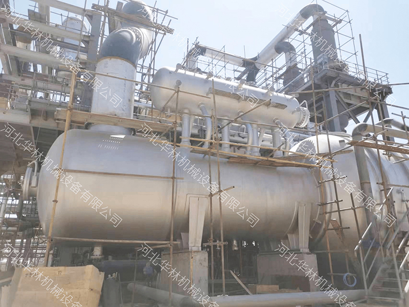 寧夏廢熱鍋爐項目現(xiàn)場